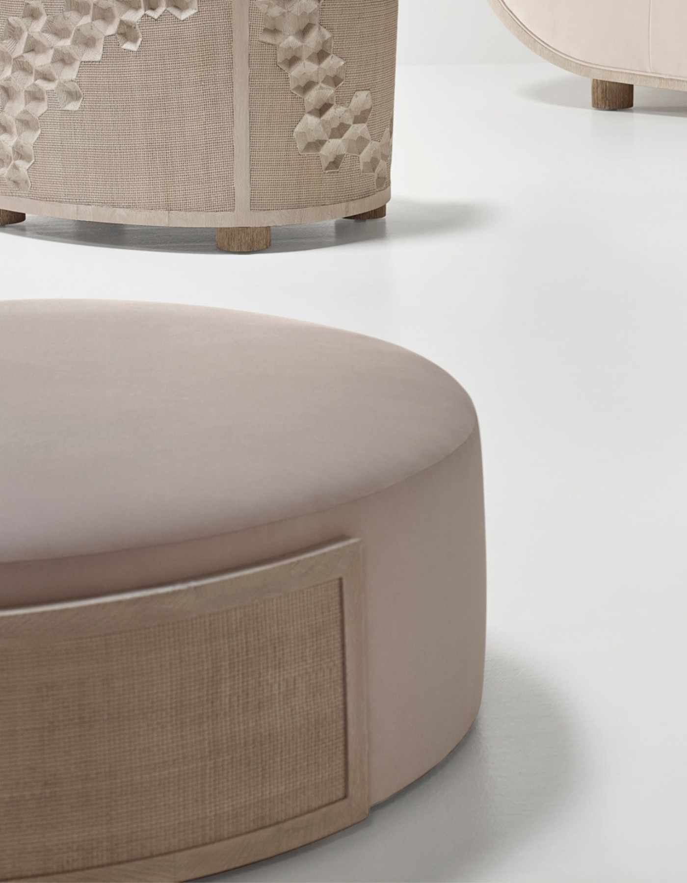 Nami Ottoman by Thomas Pheasant